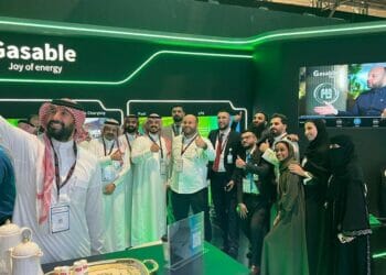 نجاح باهر لجناح غاز ابل فى معرض ومؤتمر سيلمس للتعريف بالخدمات المختلفة لمنصة غازابل