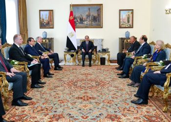 الرئيس عبد الفتاح السيسي يستقبل أمين مجلس الأمن الروسي