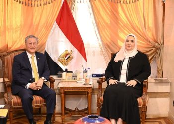 وزيرة التضامن الاجتماعي تستقبل سفير كوريا الجنوبية لتعزيز آليات التعاون المشترك بين البلدين