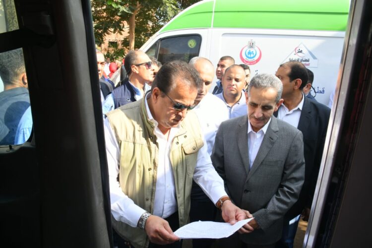 وزير الصحة ومحافظ الغربية يتفقدان عدداً من المنشآت الصحية بالمحافظة