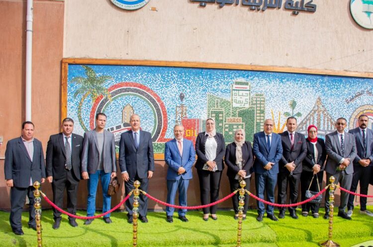 جدارية تجسد انجازات الجمهورية الجديدة بكلية التربية النوعية 1 جدارية تجسد انجازات الجمهورية الجديدة بكلية التربية النوعية