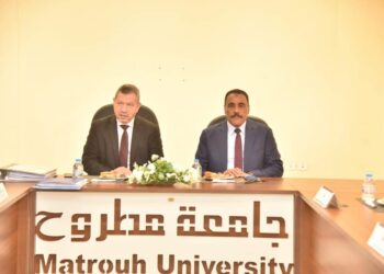 مشاركة اللواء خالد شعيب محافظ مطروح في جلسة مجلس جامعة مطروح التاسعة والستين.