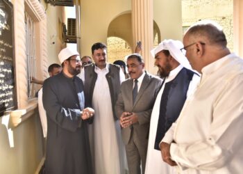 اللواء خالد شعيب يفتتح مسجد الشيخ عيطوة بمنطقة الكيلو 2 بمطروح.