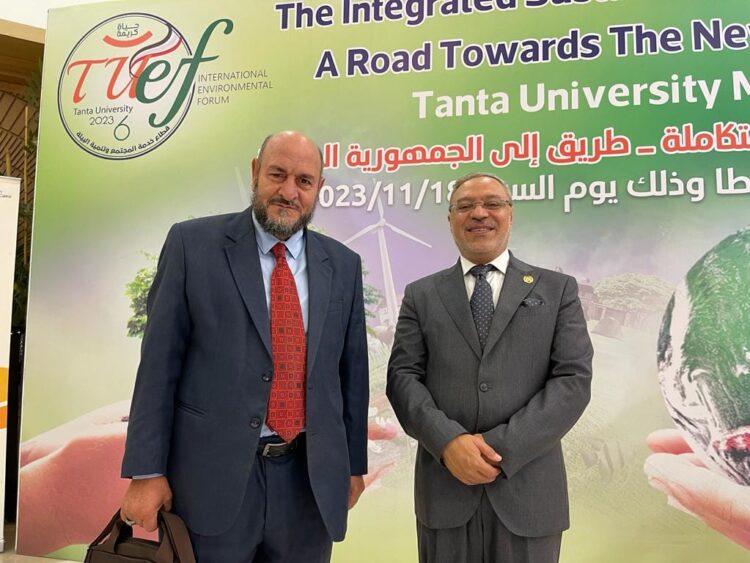 رئيس التحرير يكتب : المنتدى البيئي الدولي السادس لجامعة طنطا يكشف النقاب عن نهج جديد لتحقيق التنميه .