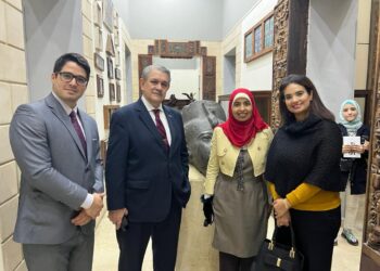 الباراجواي ضيف شرف جامعة حلوان .