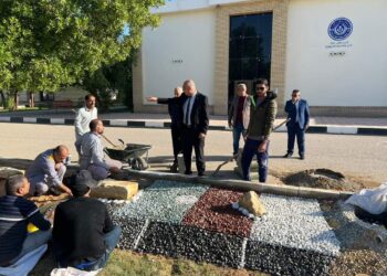 رئيس جامعة الفرات الأوسط التقنية يتابع ميدانيا  سير العمل في مشاريع الجامعة