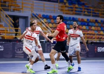 ” ملوك الصالات ” الأهلي يفوز علي الزمالك في قمة دورى اليد للمحترفين .