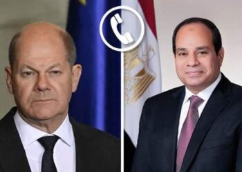 الرئيس عبد الفتاح السيسي يتلقى اتصالاً هاتفياً من المستشار الألماني أولاف شولتز.