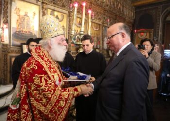 محافظ القاهرة يشهد احتفال بطريركية الروم الأرثوذكس بعيد الميلاد