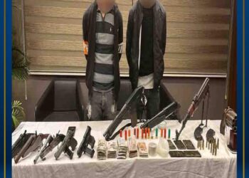 الداخلية تكشف ملابسات تداول مقطع فيديو على إحدى الصفحات على موقع “فيس بوك” يظهر خلاله أحد الأشخاص حاملاً سلاح نارى بالخانكة