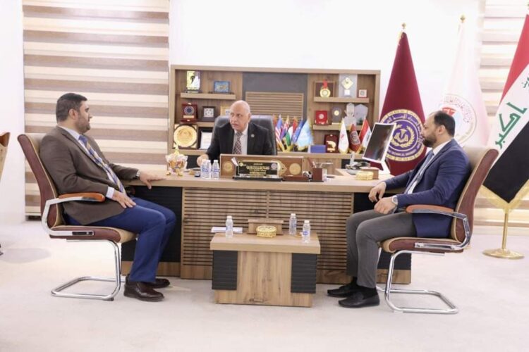 جامعة الفرات الأوسط التقنية تستقبل فريق الإعلام الحكومي للأمانة العامة لمجلس الوزراء ومركز الوزارة 1 جامعة الفرات الأوسط التقنية تستقبل فريق الإعلام الحكومي للأمانة العامة لمجلس الوزراء ومركز الوزارة