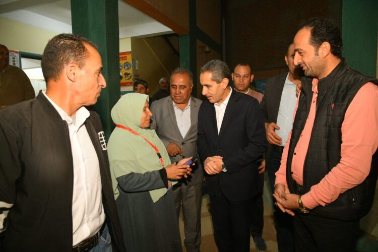 جولات ميدانية لمحافظ الغربية لمتابعة سير العملية الانتخابية في مراكز ومدن المحافظة