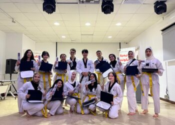 ختام دورة “التايكوندو الرابعة” بالمركز الثقافى الكوري