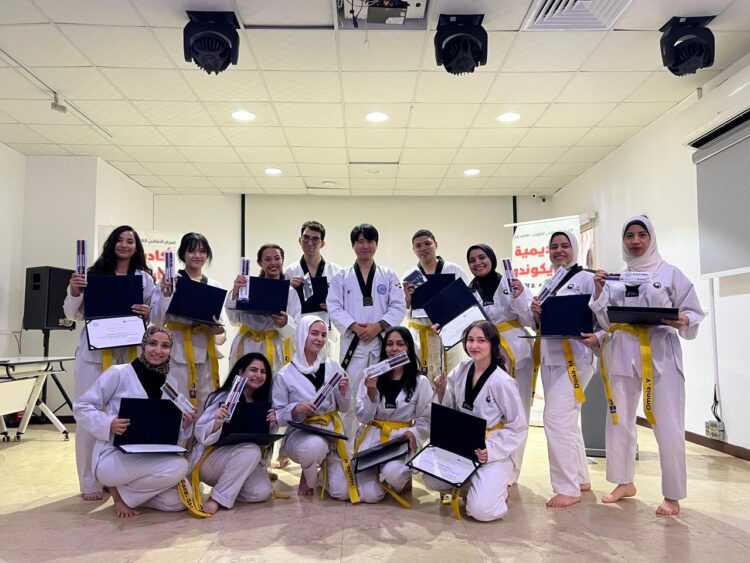 ختام دورة “التايكوندو الرابعة” بالمركز الثقافى الكوري