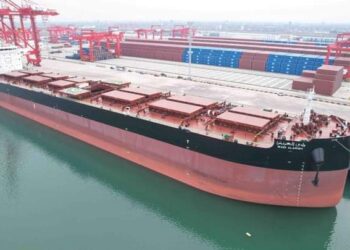 وزير النقل يعلن تسلم شركة الملاحة الوطنية سفينة “وادى العريش” من ترسانة هانتونج الصينية