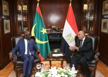 وزير الخارجية يستقبل نظيره الموريتاني ويعقدان جلسة مباحثات موسعة