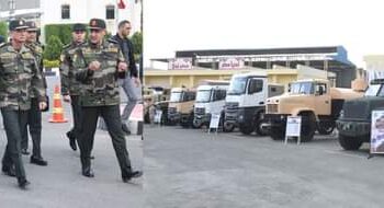 الفريق أول محمد زكى وزير الدفاع والإنتاج الحربى يتفقد مجمع الصناعات الهندسية بإدارة المركبات