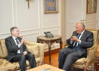 وزير الخارجية يلتقي المبعوث الأمريكي الخاص للشئون الإنسانية في الشرق الأوسط