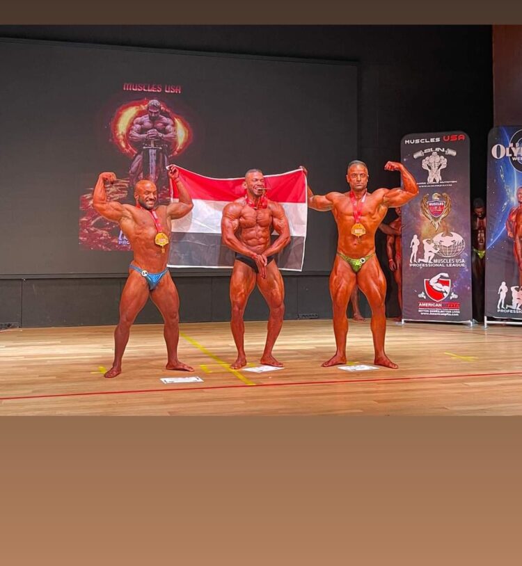 بطل كمال الأجسام المصرى سيد الطوابى يفوز بمراكز دولية 1 بطل كمال الأجسام المصرى سيد الطوابى يفوز بمراكز دولية