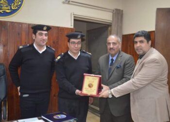 رئيس مدينة مطوبس يكرم العيون الساهرة احتفالا بعيد الشرطة وذكري ثورة يناير