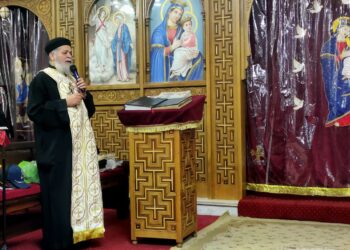 احتفالات بكنيسة العذراء مريم بمطروح بمناسبة رأس السنة الميلادية