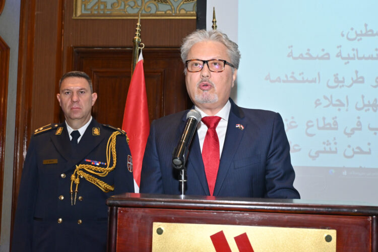 سفير صربيا في إحتفالية اليوم الوطني : أثني على جهود مصر في تقديم المساعدة للفلسطينيين وعلاقتنا بمصر تاريخية فالقادم أفضل 1 سفير صربيا في إحتفالية اليوم الوطني : أثني على جهود مصر في تقديم المساعدة للفلسطينيين وعلاقتنا بمصر تاريخية فالقادم أفضل