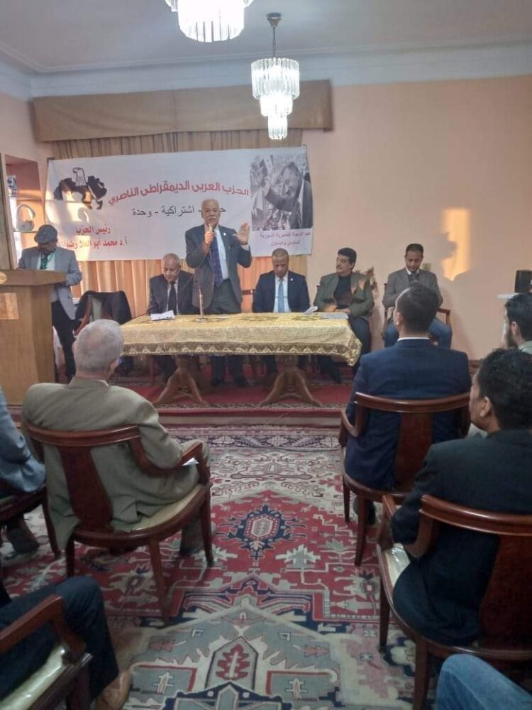 عضو تحالف الأحزاب المصرية في الذكرى السادسة والستون للوحدة : عودة سوريا إلي الحضن العربي إنتصار للدبلوماسية العربية
