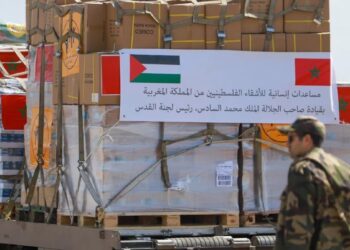 الملك محمد السادس ملك المغرب يرسل مساعدات إنسانية لدعم أهالينا في القدس وغزة في الشهر الكريم