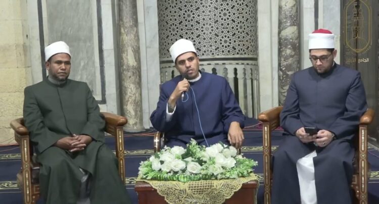 ملتقى باب الريان بالجامع الأزهر استقرار المجتمع من استقرار الأسرة