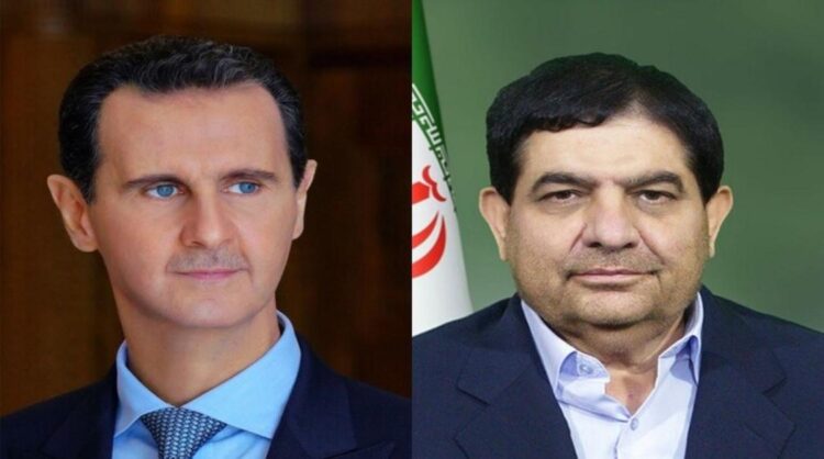 الأسد لنظيره الإيراني المكلف: "نهج سوريا ثابت في العلاقة مع إيران" 1 الأسد لنظيره الإيراني المكلف: “نهج سوريا ثابت في العلاقة مع إيران”