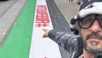 أحمد حلمي يرصد دعم العشرات لفلسطين في شوارع روتردام