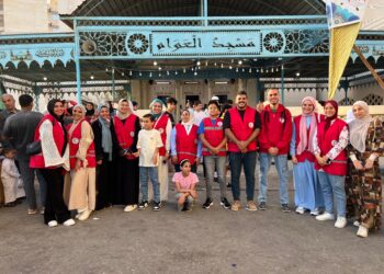 الهلال الأحمر بمطروح يوزع الهدايا والألعاب على الاطفال  احتفالاً بعيد الأضحى المبارك