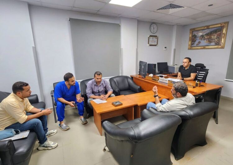 وكيل وزارة الصحة بمطروح يتابع أعمال لجان المرور علي المنشأت الصحية بالمحافظة في ثالث أيام عيد الأضحى المبارك