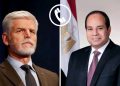 الرئيس السيسي يتلقى اتصالاً هاتفياً من الرئيس التشيكي "بيتر بافل". 3 الرئيس السيسي يتلقى اتصالاً هاتفياً من الرئيس التشيكي “بيتر بافل”.