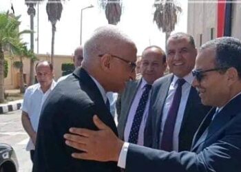 شوشة يستقبل محافظ شمال سيناء الجديد.
