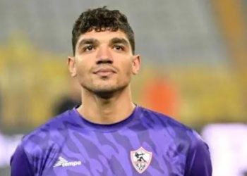إصابة محمد صبحى حارس مرمى الزمالك بشرخ فى الكتف خلال مشاركته فى التدريبات
