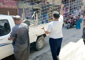 محافظ أسيوط: استمرار حملات إزالة اشغالات وتعديات الباعة الجائلين على حرم الطريق بمدينة ديروط