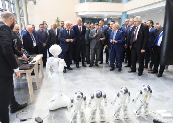 محافظ مطروح يشارك فى افتتاح  مستشفي الأكاديمية العربية بالعلمين الجديدة