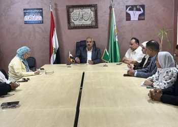 وكيل وزارة شباب الجيزة يلتقي منسقي حملة ” بشبابها ” الجيزة