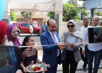 وكيل وزارة الصحة برفقة نائب محافظ القليوبية ؛ يشهدان اطلاق مبادرة “100 يوم صحة” للعام الثاني على التوالي