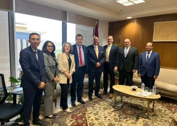 مساعد وزير الخارجية للشئون الامريكية يستقبل رؤساء المكاتب الاقتصادية والتجارية والزراعية بالسفارة الأمريكية في القاهرة