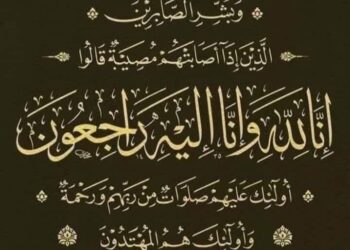 الكاتب الصحفى النائب محمود الشاذلى يتقدم بخالص العزاء إلى الدكتور أحمد سويلم .