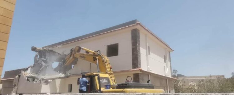 الإسكان تنفيذ حملات ازالة لتعديات ومخالفات بناء بالساحل الشمالي الغربي