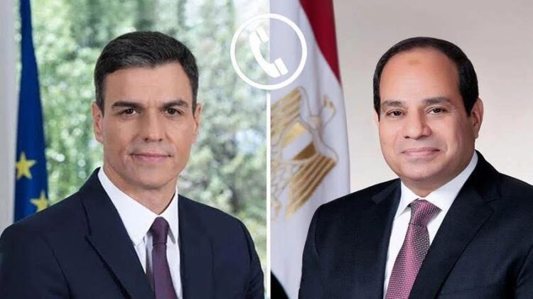 السيسي يتلقي اتصالاً هاتفيا من رئيس الوزراء الإسباني 1 السيسي يتلقي اتصالاً هاتفيا من رئيس الوزراء الإسباني