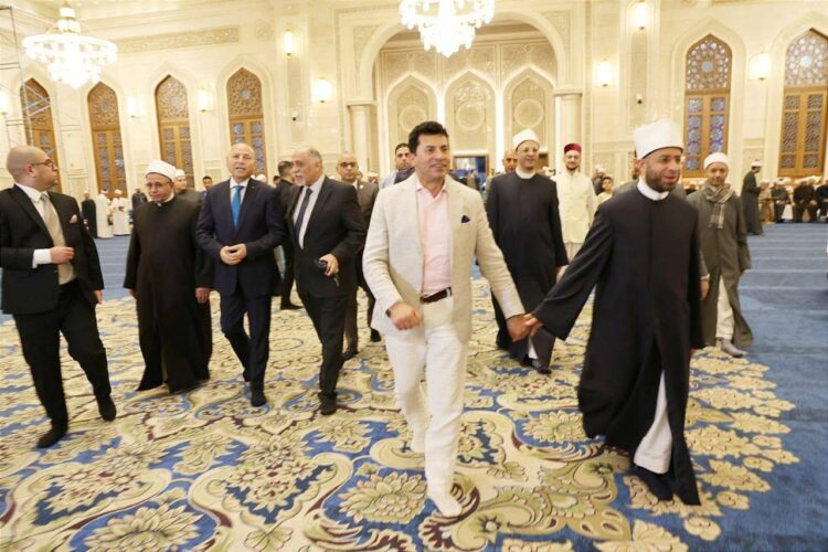 أمسية ثقافية للوزراء بمسجد العلي العظيم 1 أمسية ثقافية للوزراء بمسجد العلي العظيم